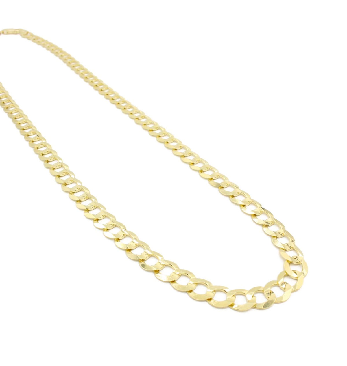 14K SOLID CUBAN CHAIN (7MM)